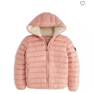 SAVE THE DUCK Pink Kids Puffer Jacket
